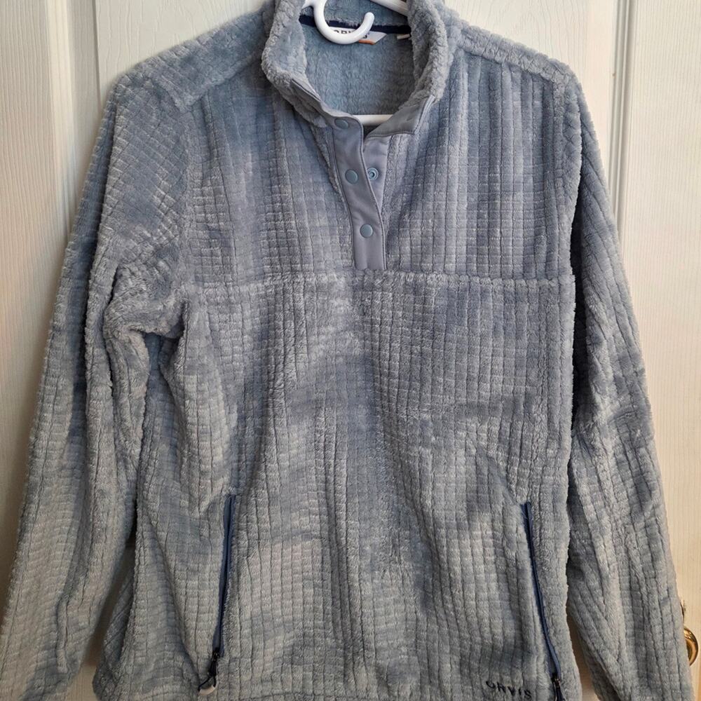 Orvis Light Blue Fleece Jacket